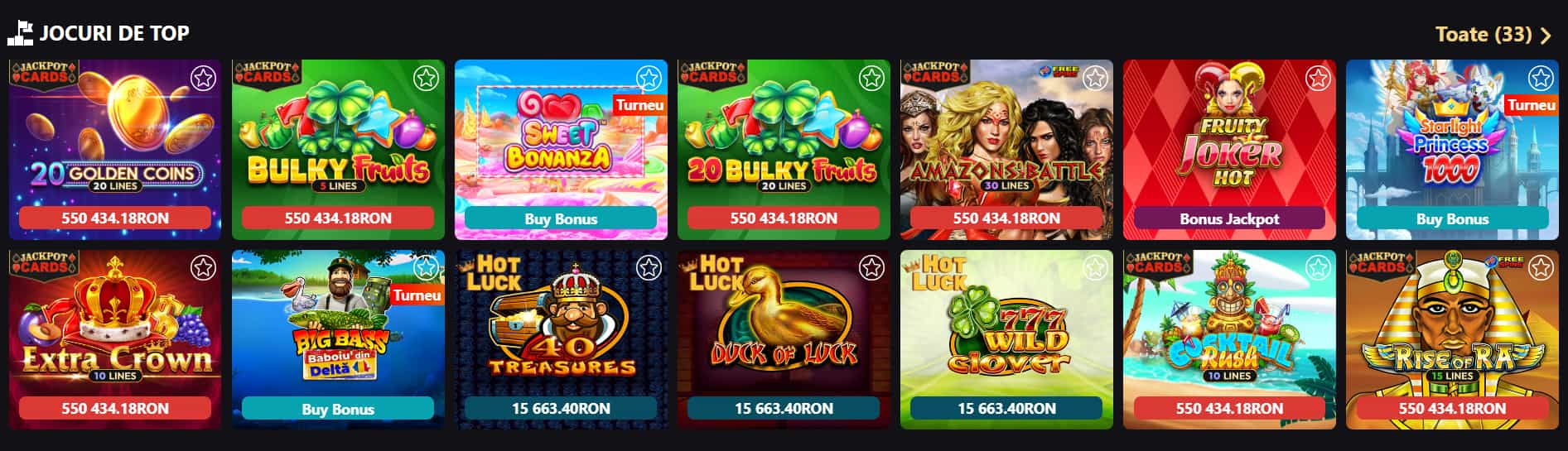 fortuna casino populare sloturi