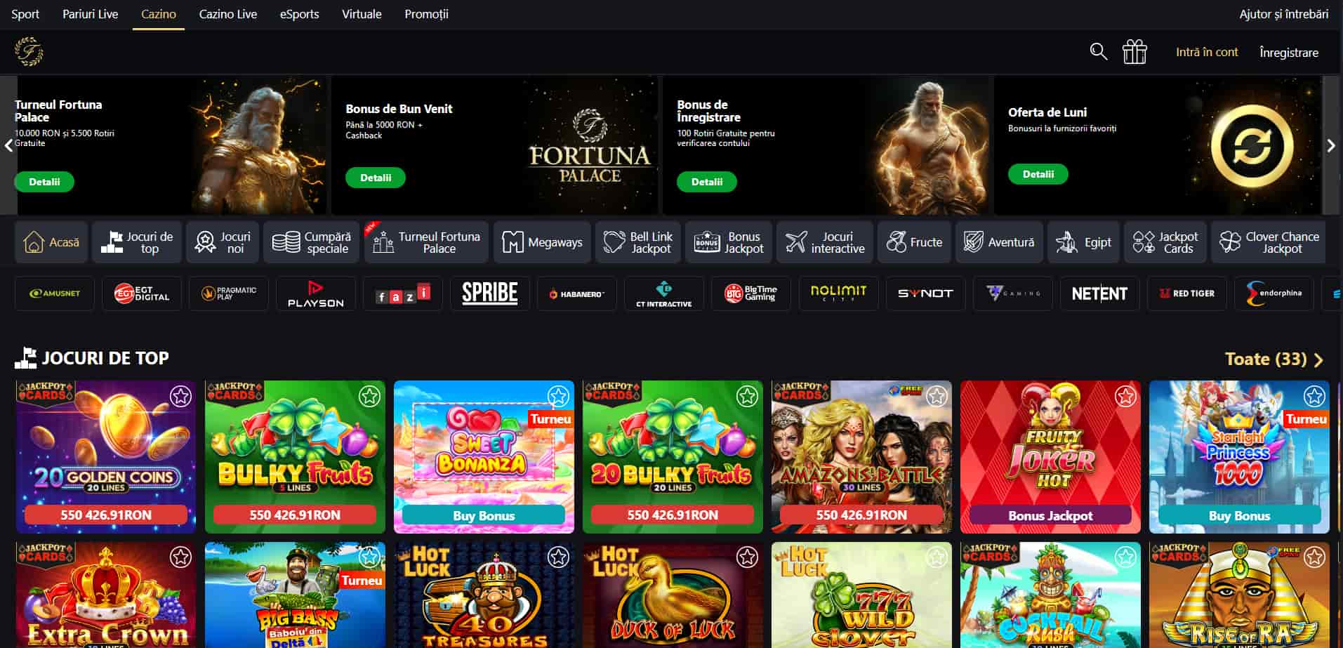 fortuna casino jocuri