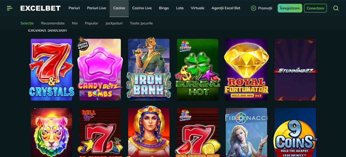 excelbet casino jocuri