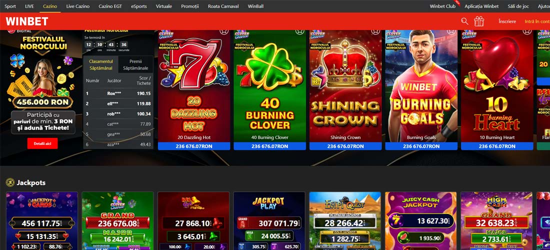 winbet casino jocuri