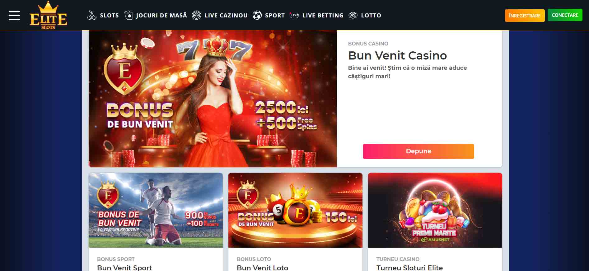 elite slots casino bonusuri