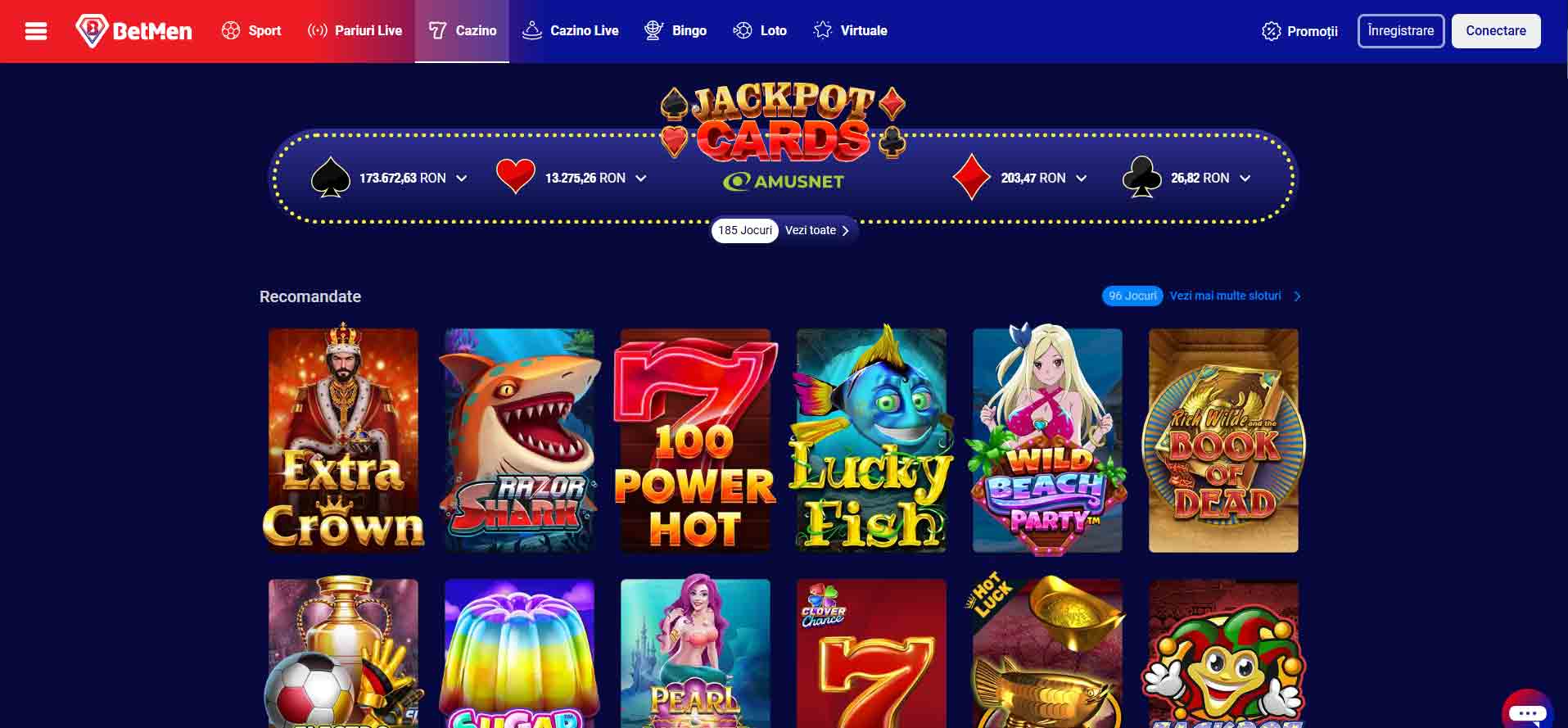 sloturi betmen casino