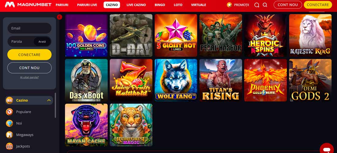 magnumbet casino slots