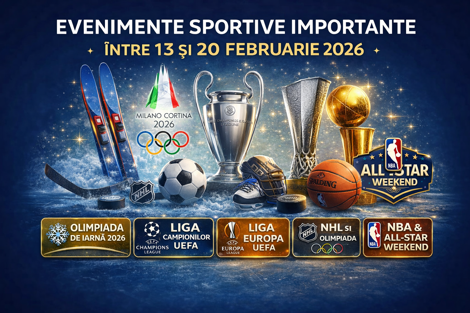 Important Sports Events from February 13 to 20, 2026