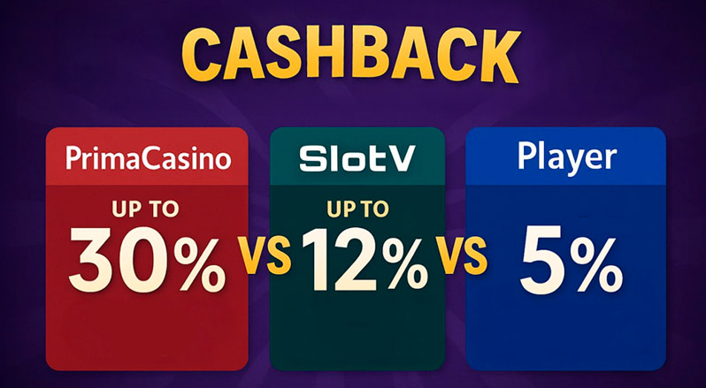 Bătălia Titanilor Cashback: PrimaCasino vs SlotV vs Player.ro - Ce Program de Cashback Îți Câștigă Loialitatea?