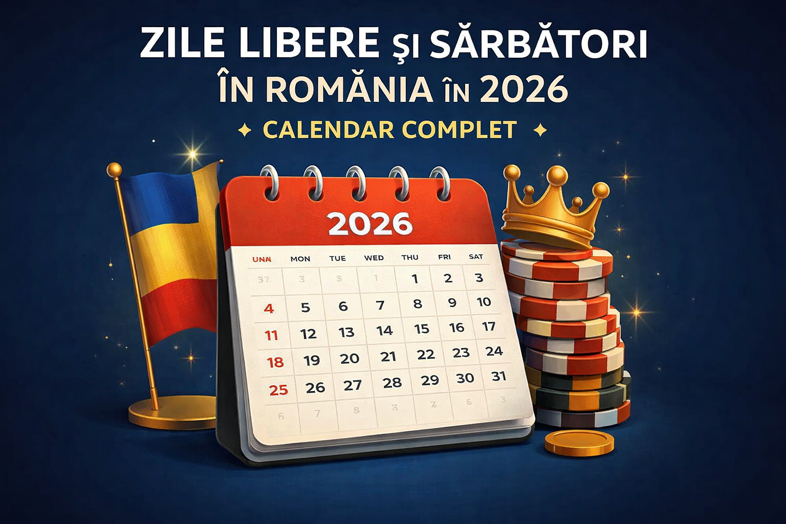 Public Holidays and Days Off in Romania in 2026 – Complete Calendar